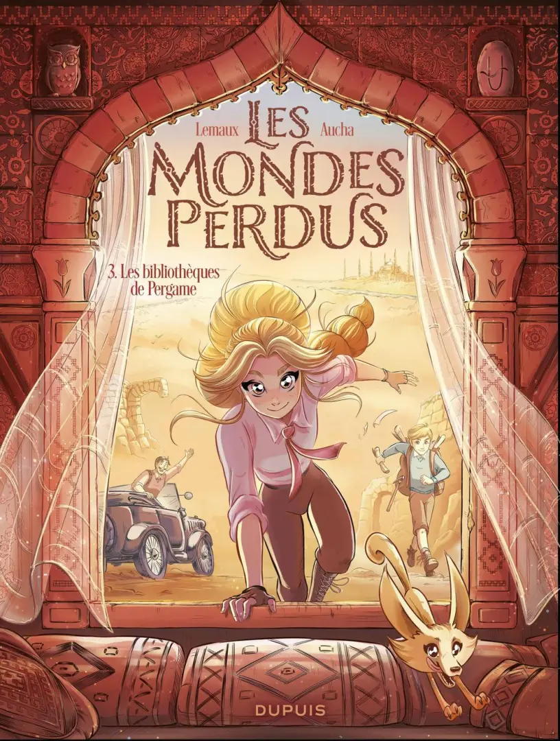 Couverture de l'album Les mondes perdus 3 Les bibliothèques de Pergame