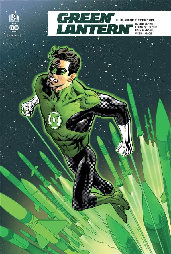 Couverture de l'album Green Lantern Rebirth Tome 3 Le Prisme temporel