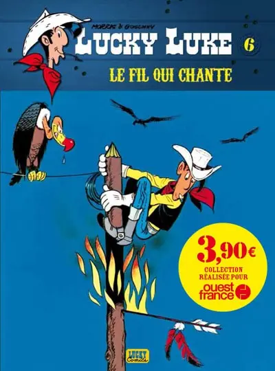 Couverture de l'album Lucky Luke Tome 6 Le fil qui chante