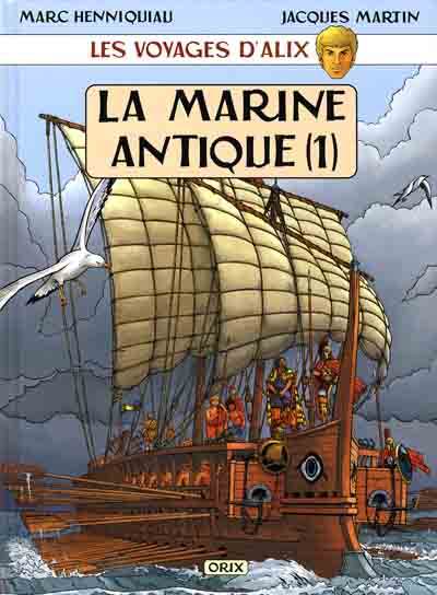 Couverture de l'album Les Voyages d'Alix Tome 3 La Marine antique (1)