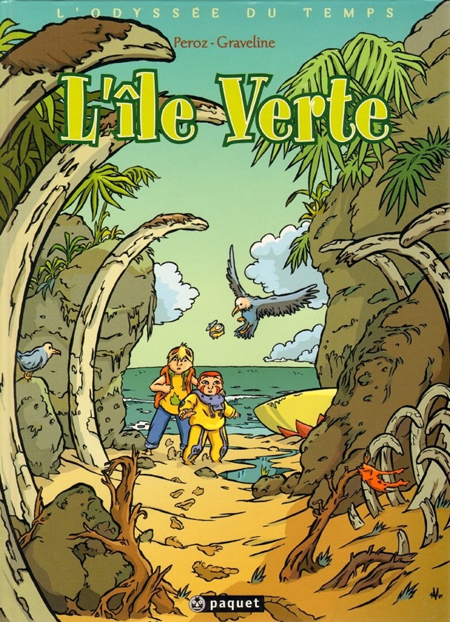 Couverture de l'album L'Odyssée du temps Tome 1 L'île verte