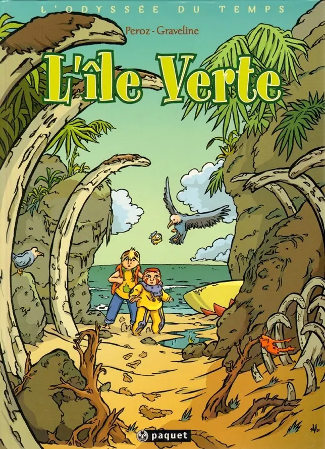 Couverture de l'album L'Odyssée du temps Tome 1 L'île verte