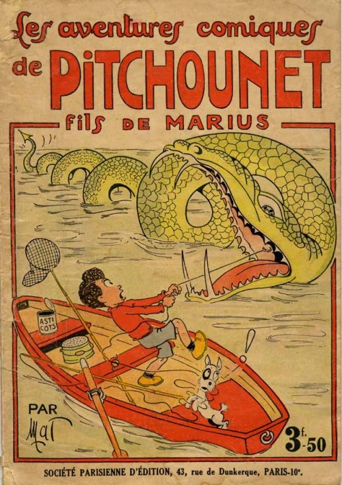 Couverture de l'album Les aventures comiques de Pitchounet, fils de Marius Tome 1 Pitchounet, fils de Marius