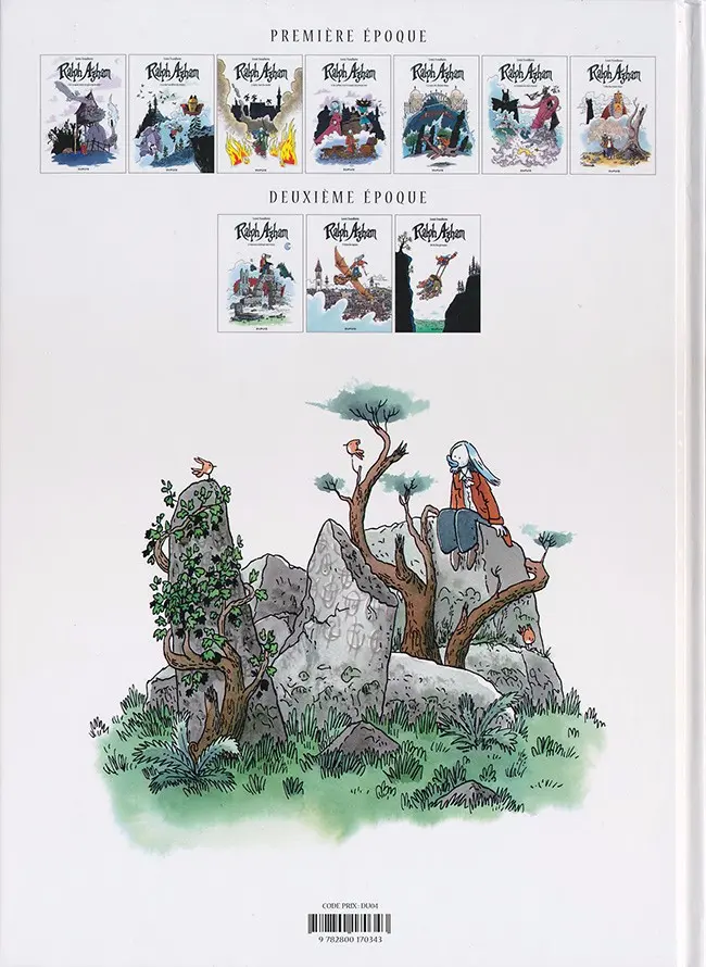 Verso de l'album Ralph Azham Tome 10 Un feu qui meurt