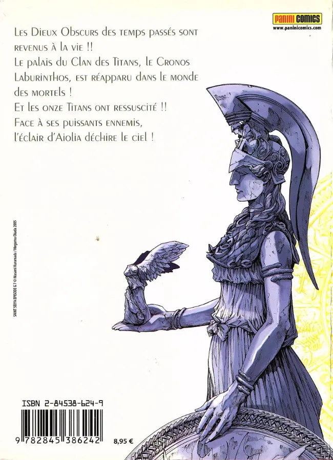 Verso de l'album Saint Seiya Épisode G 7