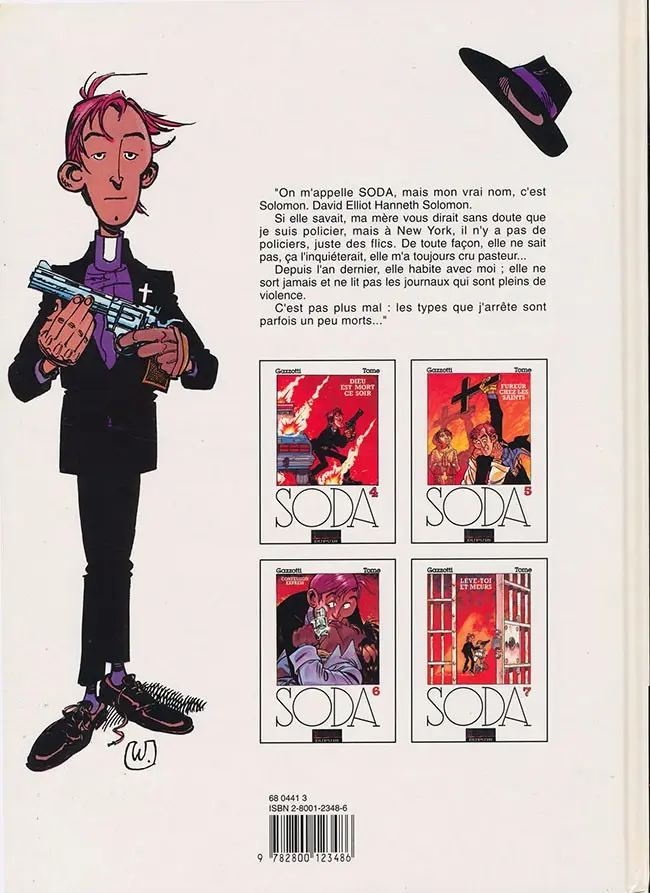 Verso de l'album Soda Tome 8 Tuez en paix
