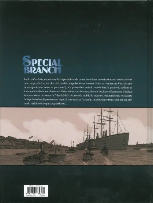 Verso de l'album Special Branch Tome 2 La course du Léviathan