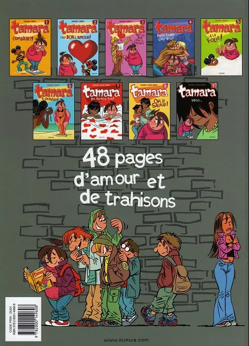 Verso de l'album Tamara Tome 9 Diego...