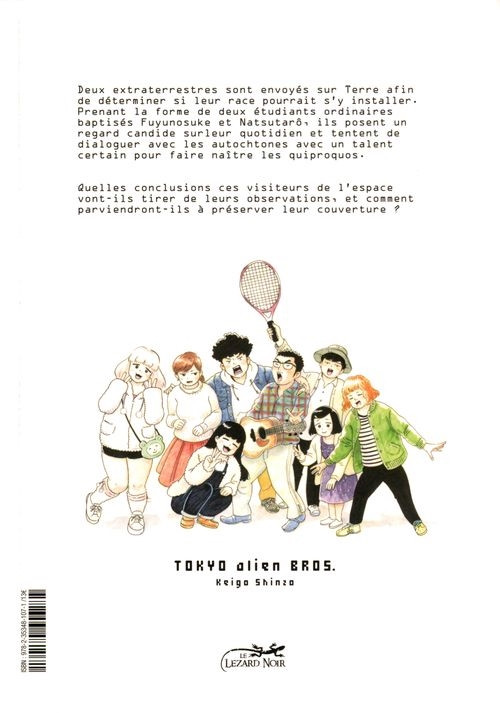 Verso de l'album Tokyo Alien Bros. Tome 3
