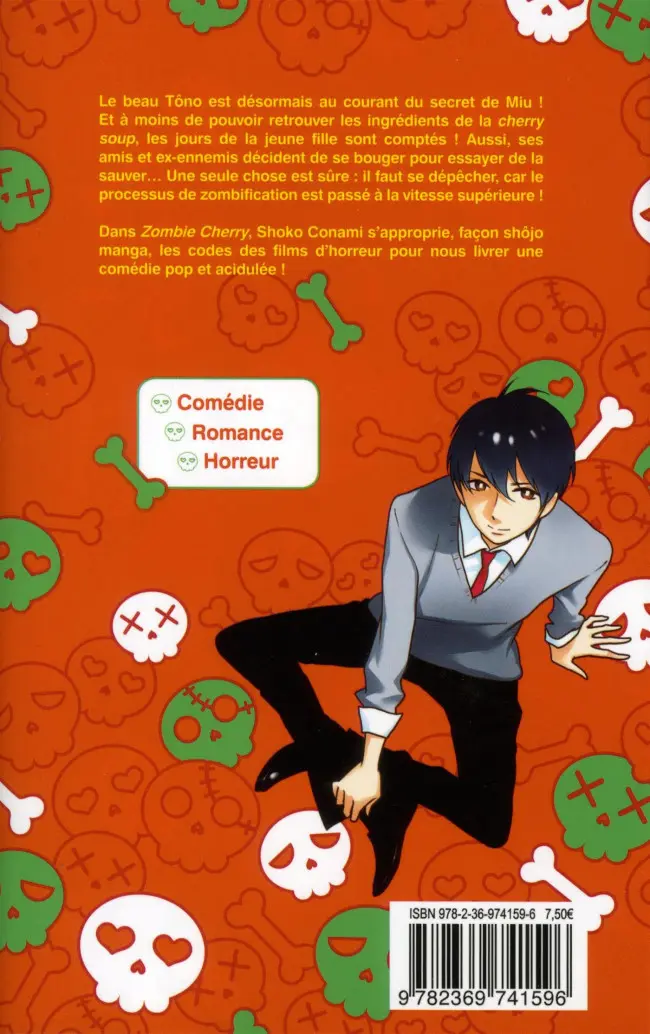 Verso de l'album Zombie Cherry 3