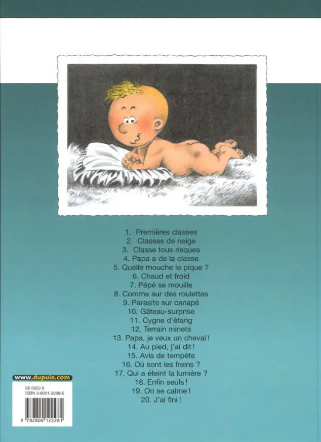 Verso de l'album Cédric Tome 9 Parasite sur canapé