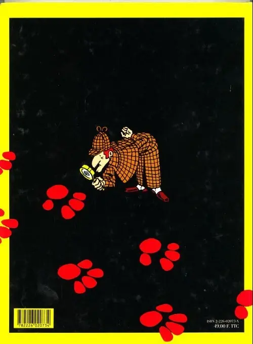 Verso de l'album Le Chien des Basketville