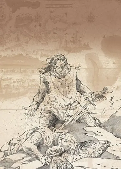 Verso de l'album Croisade Tome 1 Simoun Dja