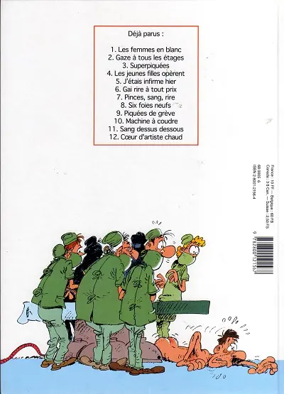 Verso de l'album Les Femmes en Blanc Tome 6 Gai rire à tout prix