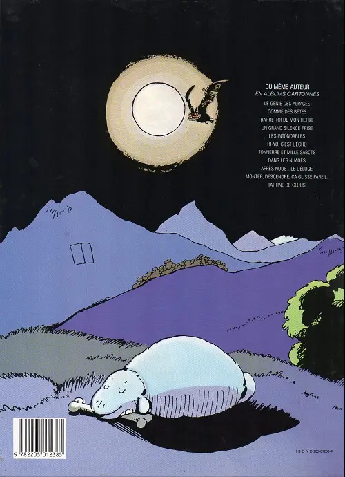Verso de l'album Le Génie des Alpages Tome 4 Un grand silence frisé