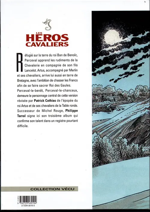 Verso de l'album Les Héros cavaliers Tome 5 Blanche fleur