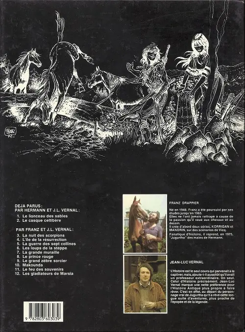 Verso de l'album Jugurtha Tome 7 La grande muraille