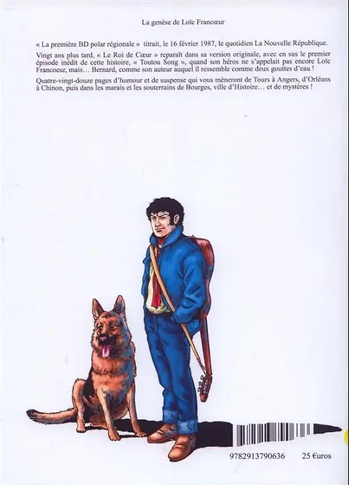 Verso de l'album Loïc Francœur Tome 1 Le Roi De Cœur et Toutou Song