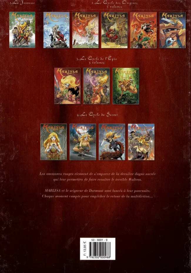 Verso de l'album Marlysa Tome 8 Le Waltras (épisode 2)