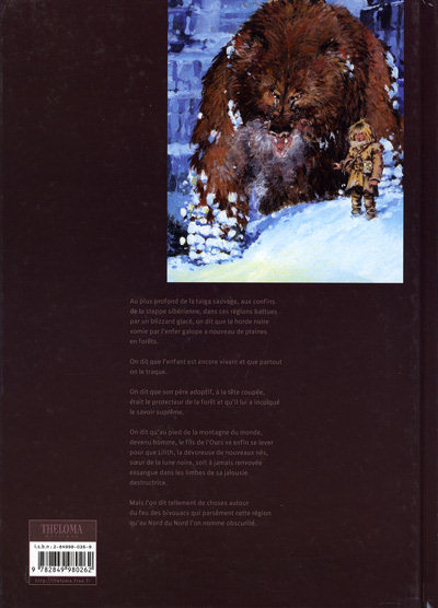 Verso de l'album L'Ombre de l'ours Tome 1