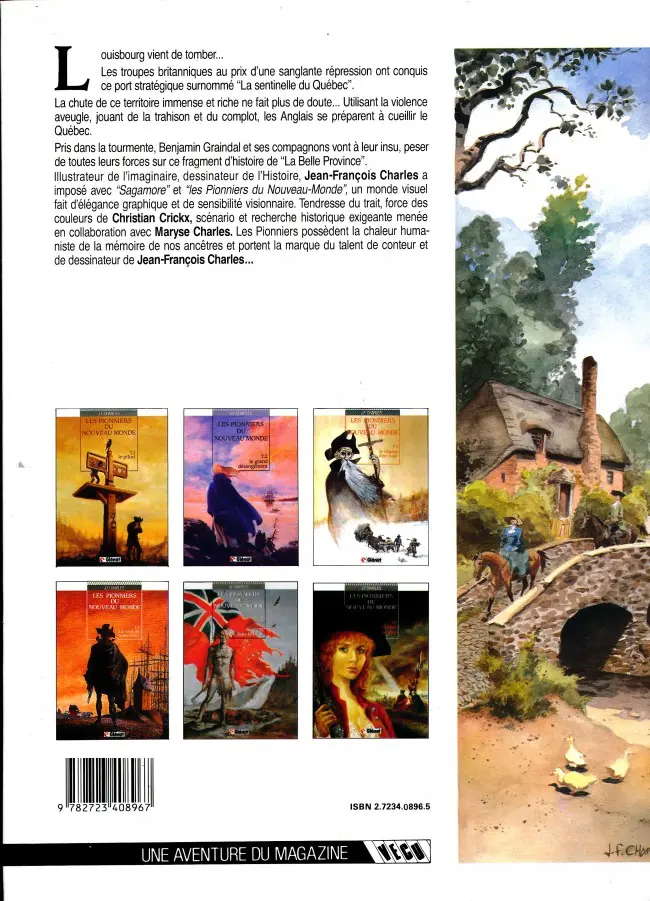Verso de l'album Les Pionniers du Nouveau Monde Tome 4 La croix de Saint-Louis