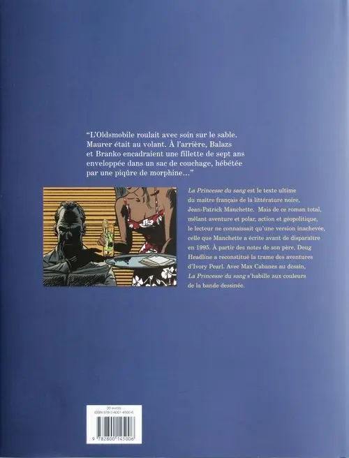 Verso de l'album La Princesse du sang Première partie
