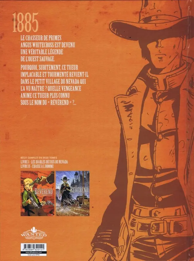 Verso de l'album Le Révérend Tome 1 Les diables déchus du Nevada