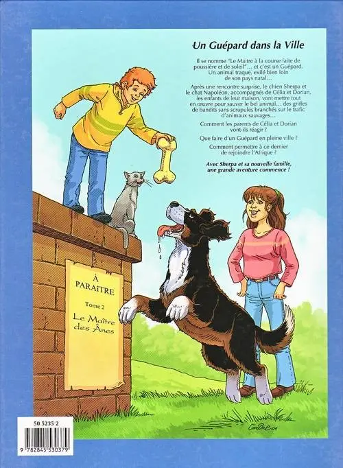 Verso de l'album Sherpa Tome 1 Un guépard dans la ville