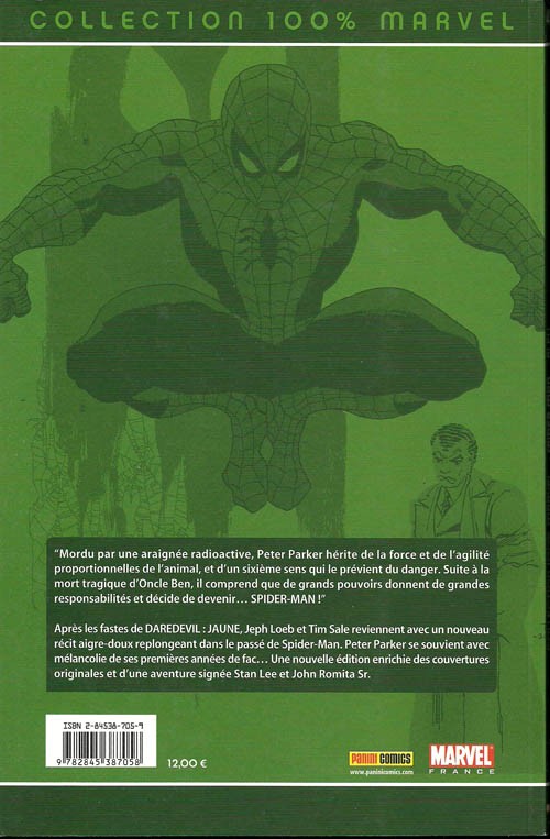 Verso de l'album Spider-Man Tome 4 Bleu