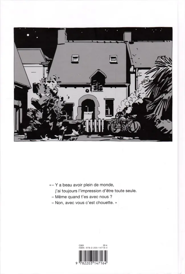 Verso de l'album Une soeur
