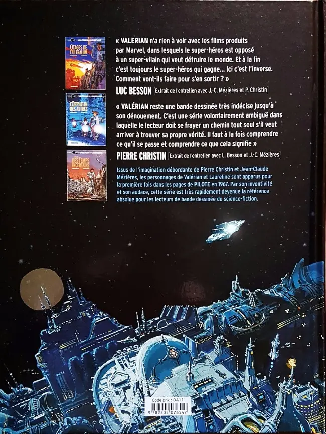 Verso de l'album Valérian et Laureline - L'intégrale Volume 6