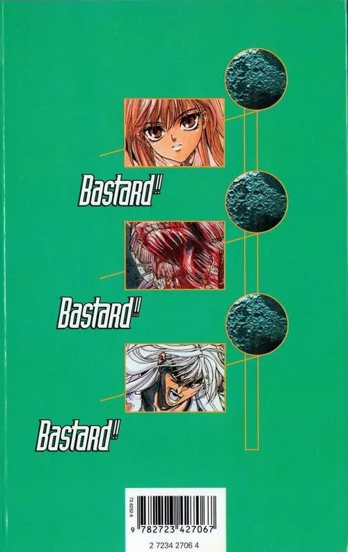 Verso de l'album Bastard !! 16 Crimes et châtiments - Extrême limite