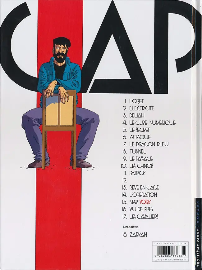 Verso de l'album Capricorne Tome 17 Les Cavaliers