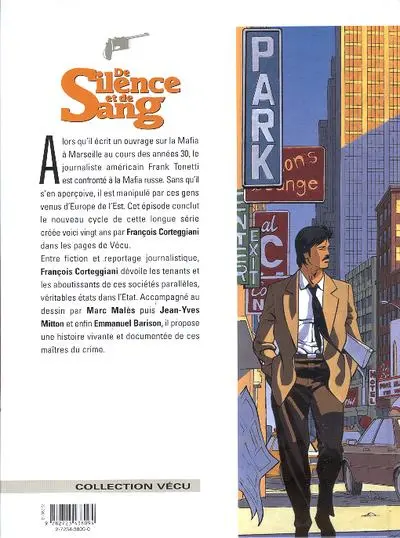 Verso de l'album De silence et de sang Tome 14 Chi non muore si revede