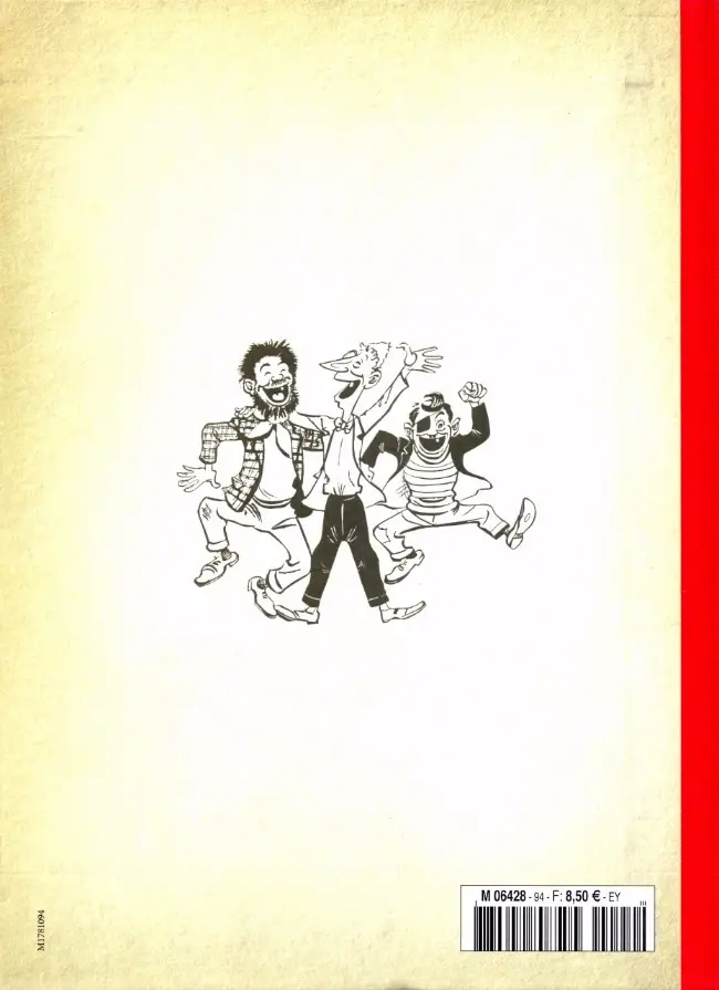 Verso de l'album Les Pieds Nickelés - La collection Tome 95 Les Pieds Nickelés sur les tréteaux