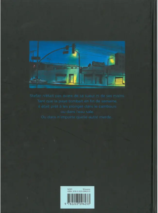 Verso de l'album Black Dog