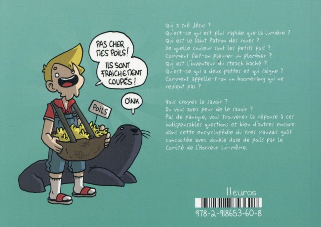 Verso de l'album Les Blagues de Jésus Tome 2