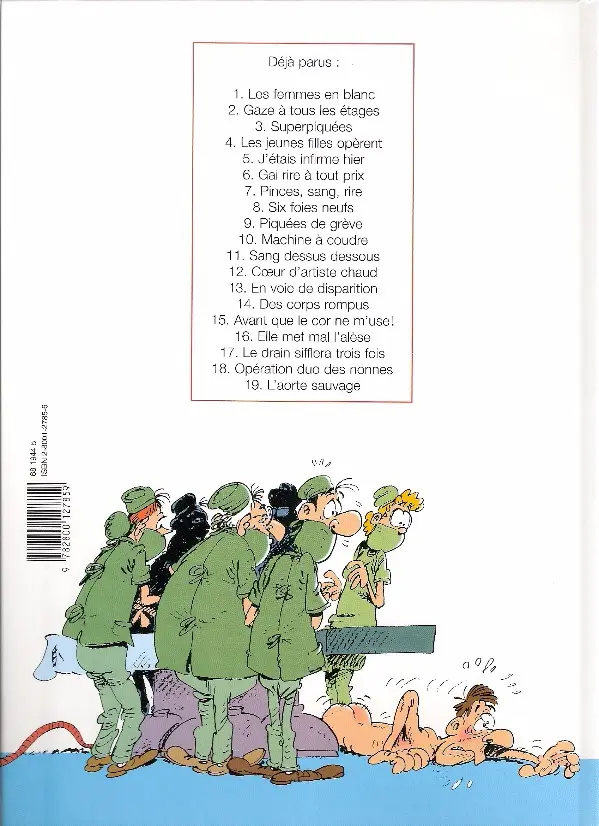 Verso de l'album Les Femmes en Blanc Tome 19 L'aorte sauvage