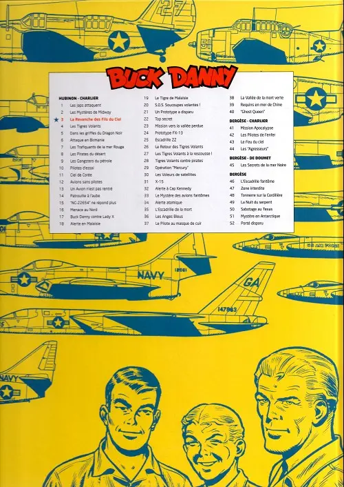 Verso de l'album Buck Danny Tome 3 La revanche des fils du ciel