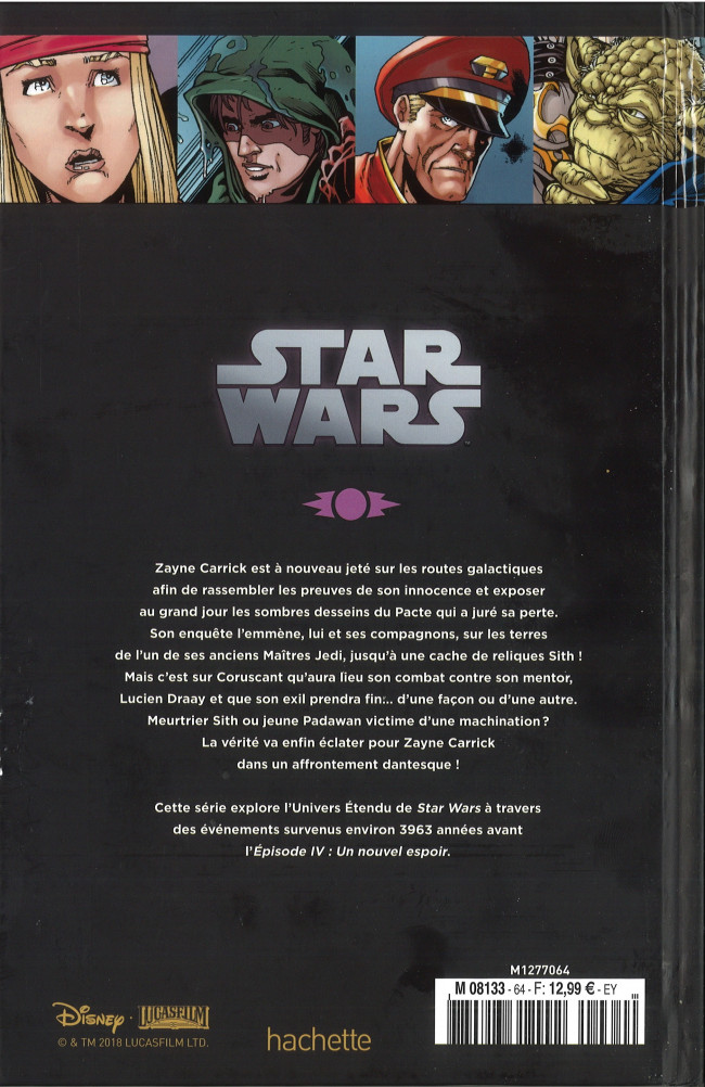 Verso de l'album Star Wars - Légendes - La Collection Tome 64 Chevaliers de L'Ancienne République - V. Sans Pitié!