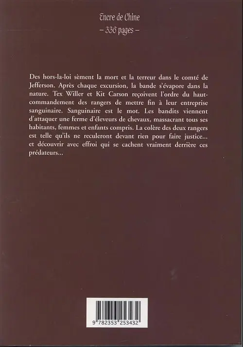 Verso de l'album Tex (Maxi) Tome 12 La Cavalerie infernale
