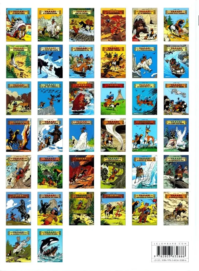 Verso de l'album Yakari Tome 38 Yakari et la Tueuse des mers