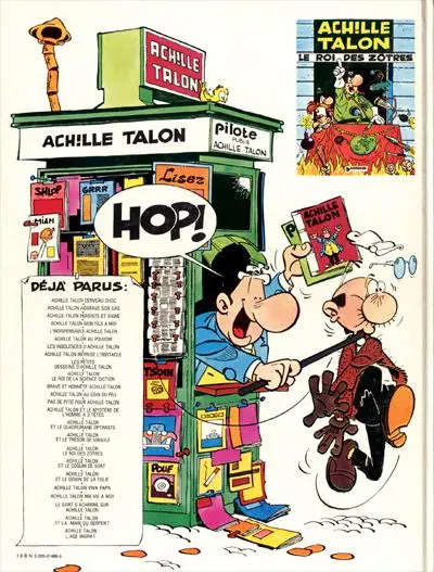 Verso de l'album Achille Talon Tome 22 Le sort s'acharne sur Achille Talon
