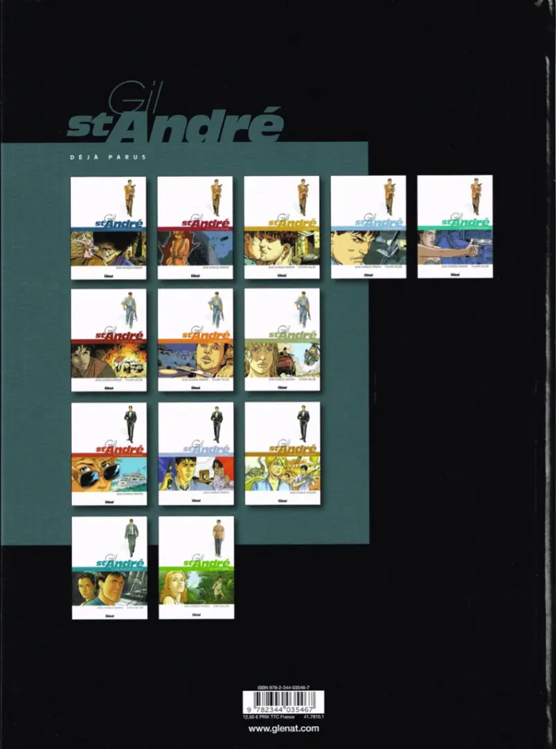Verso de l'album Gil St André Tome 13 Vert l'enfer