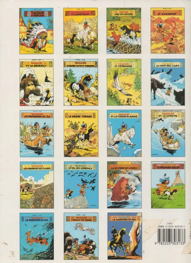 Verso de l'album Yakari Tome 13 Les seigneur des plaines