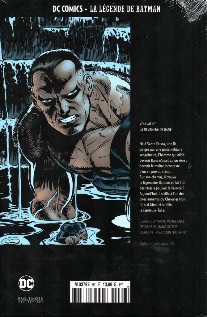 Verso de l'album DC Comics - La Légende de Batman Volume 97 La Revanche de Bane