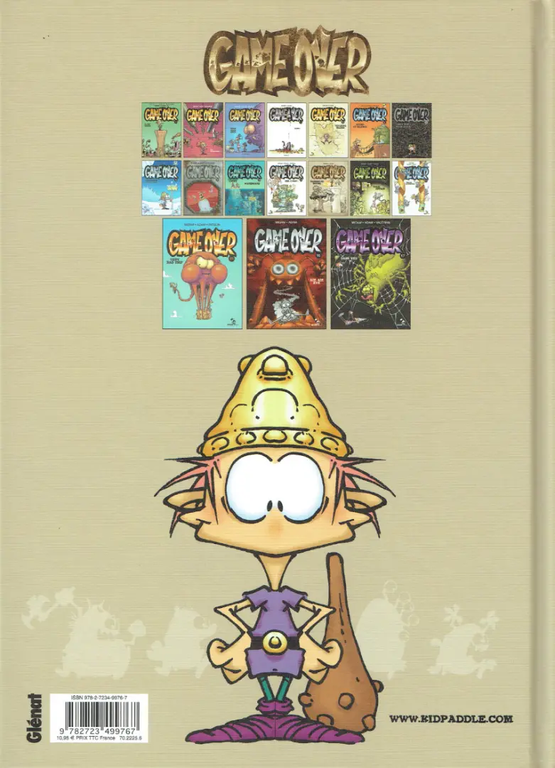 Verso de l'album Game over Tome 12 Barbecue royal
