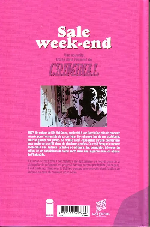 Verso de l'album Criminal Sale week-end