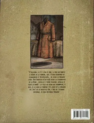 Verso de l'album L'Homme invisible Tome 2/2