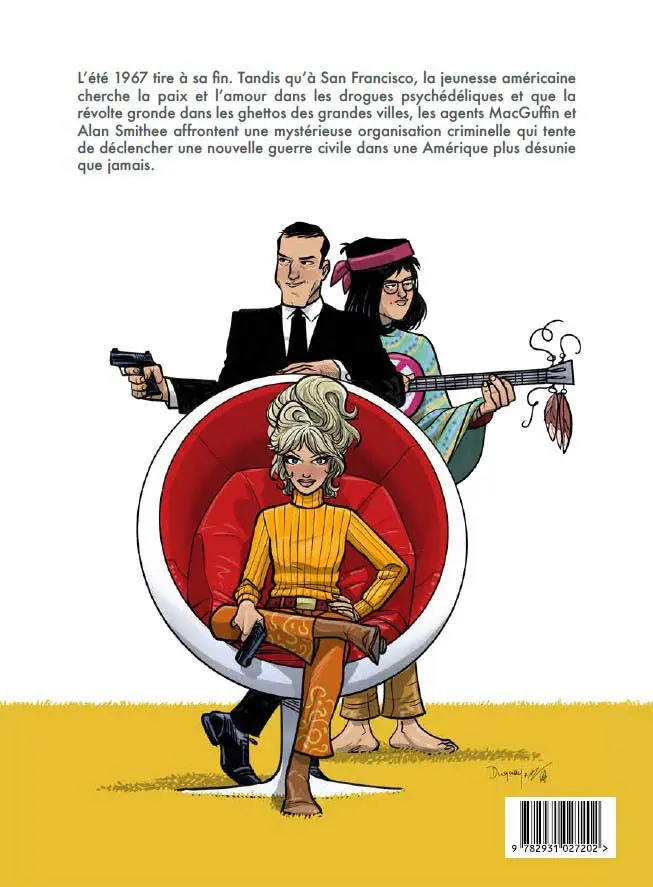 Verso de l'album MacGuffin & Alan Smithee Tome 3 Summer of Love